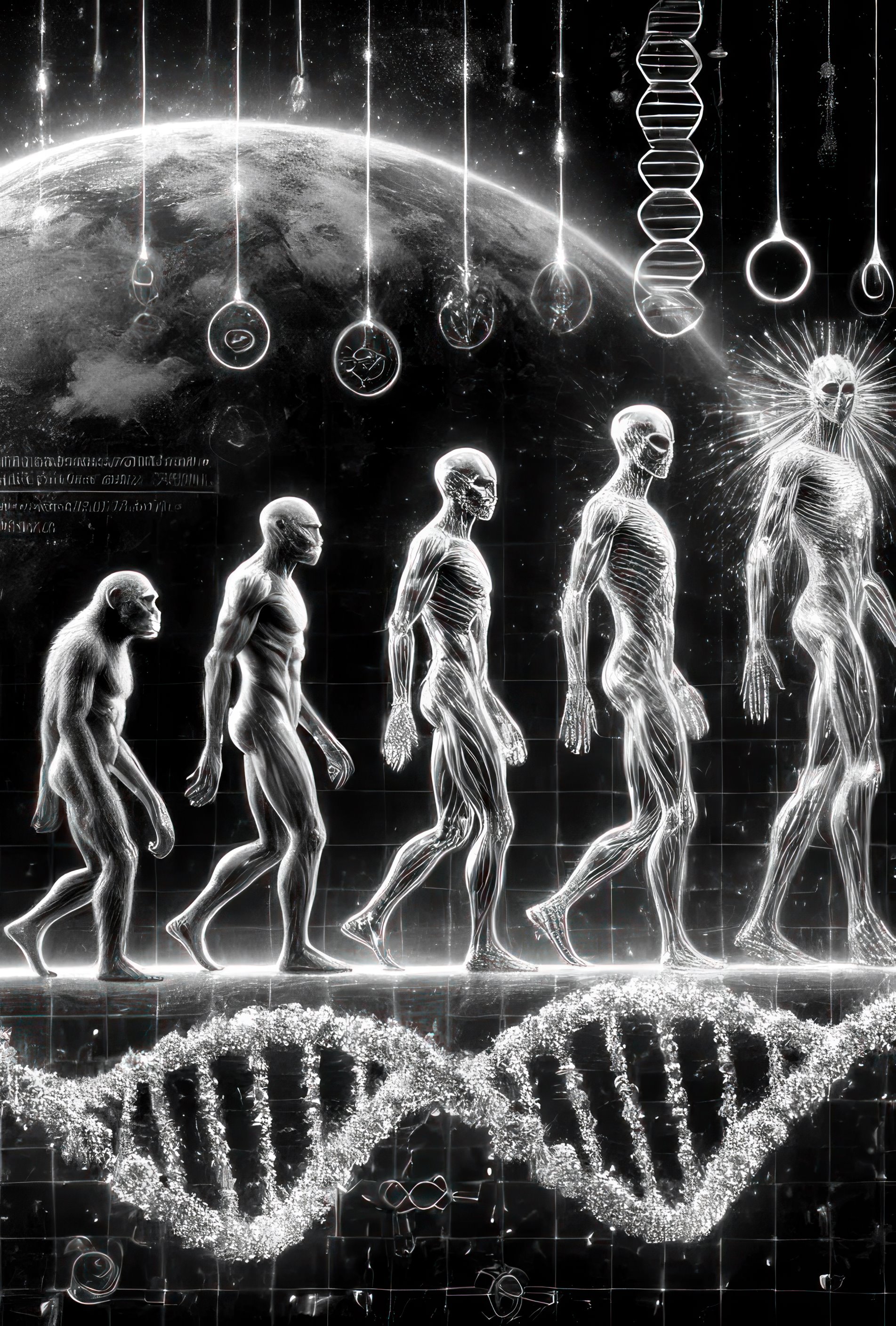 Evolutionary figures in a cosmic diagram